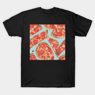 Pizza Pattern T-Shirt